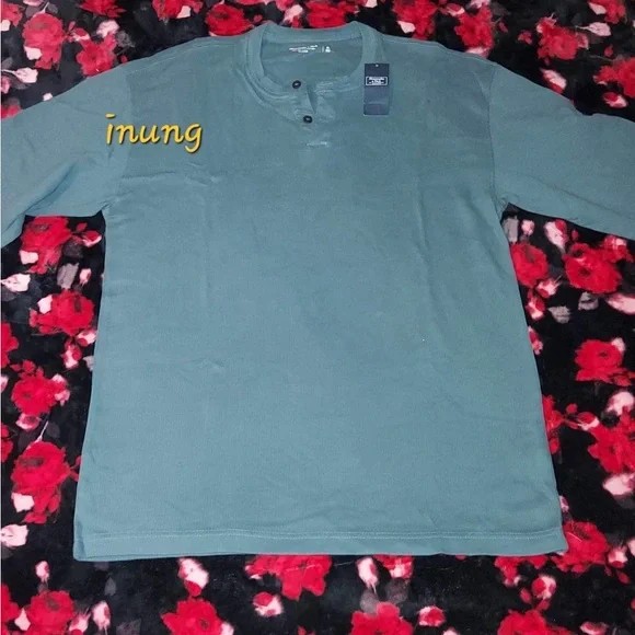 Abercrombie and Fitch Ribbed Thermal Henley size XL NWT - Picture 8 of 11